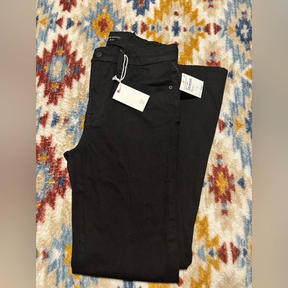 Good American Black Boot Cut Jeans